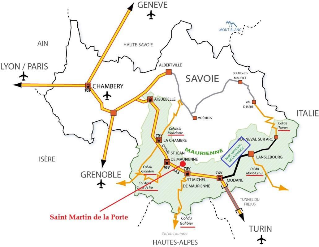 Gite Le Bec D'Aigle 2 Pers Saint-Martin-de-la-Porte Extérieur photo